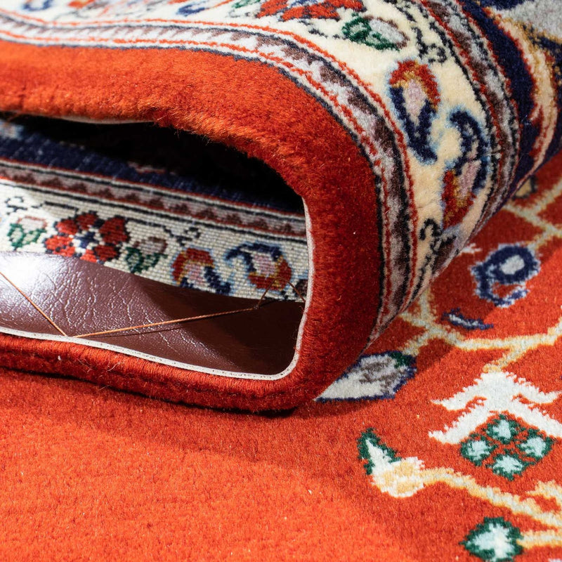 Perzisch tapijt - Ghom - 243 x 179 cm - donkerrood