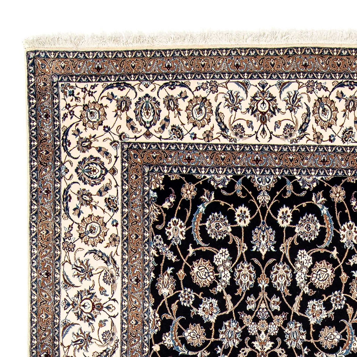 Perzisch tapijt - Nain - Premium - 303 x 202 cm - donkerblauw