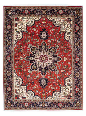 Perzisch tapijt - Tabriz - Royal - 205 x 152 cm - donkerrood