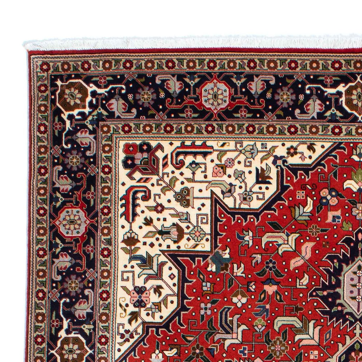 Perzisch tapijt - Tabriz - Royal - 205 x 152 cm - donkerrood