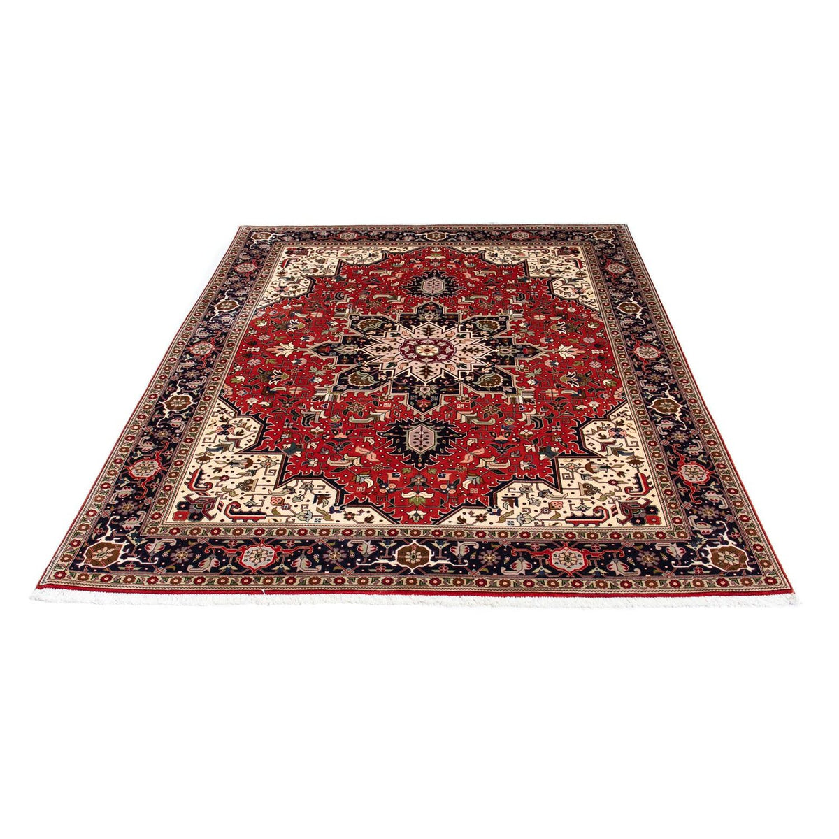 Perzisch tapijt - Tabriz - Royal - 205 x 152 cm - donkerrood
