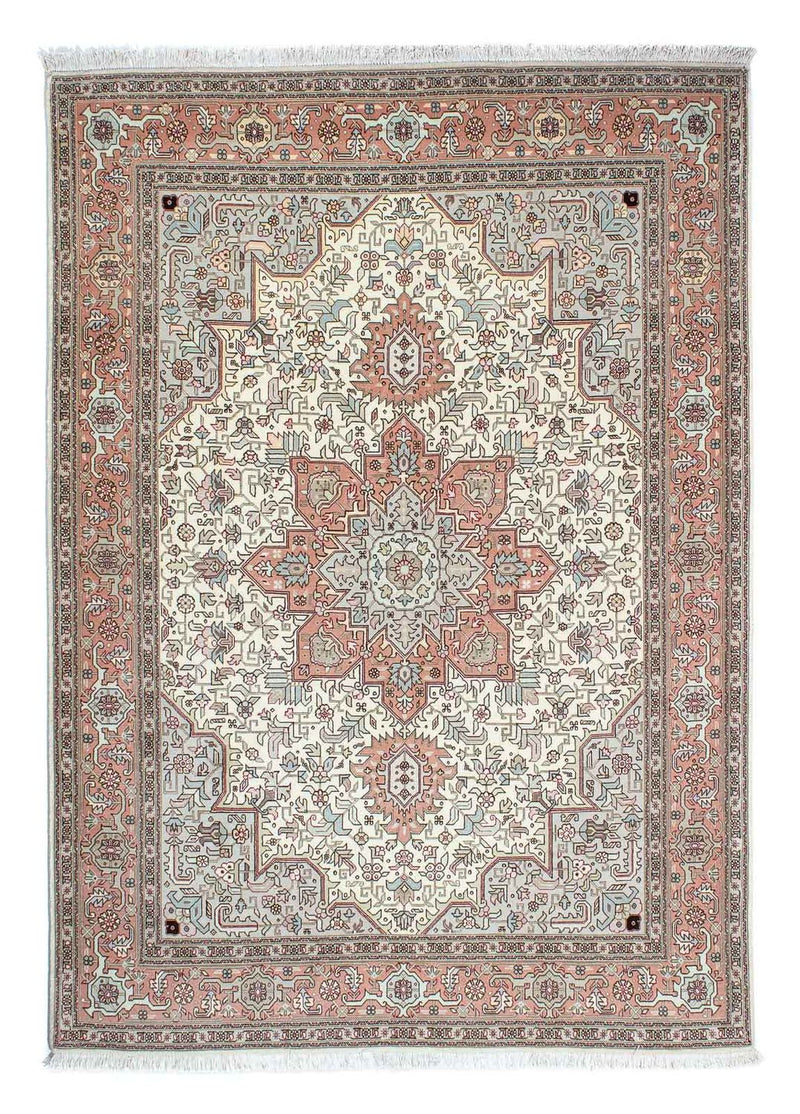 Perzisch tapijt - Tabriz - Royal - 218 x 152 cm - beige