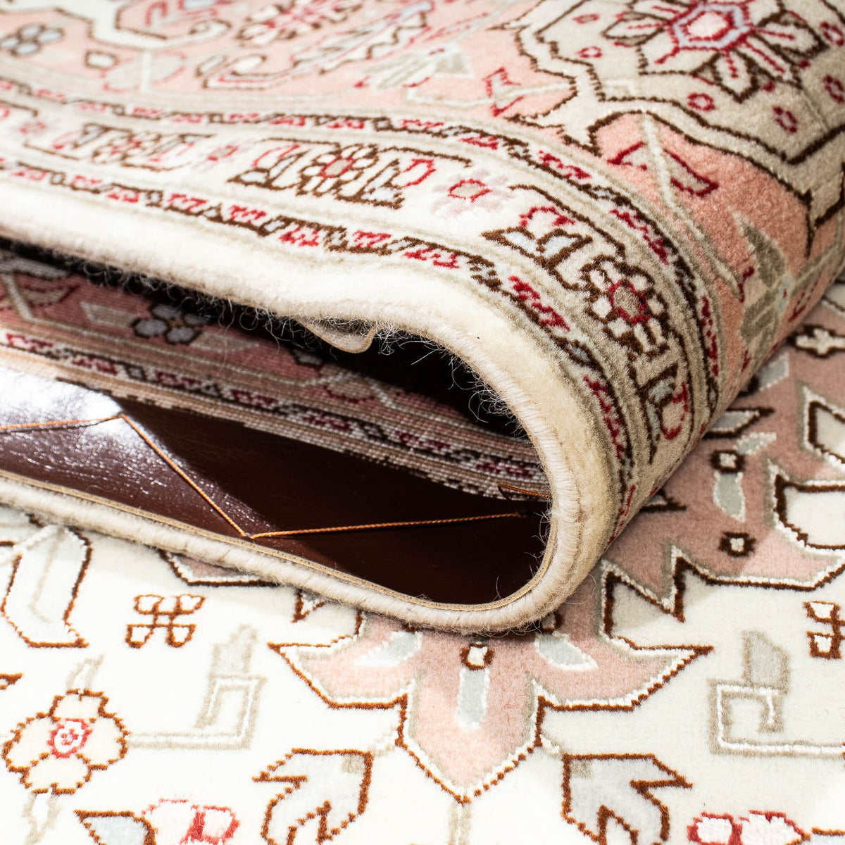 Perzisch tapijt - Tabriz - Royal - 218 x 152 cm - beige