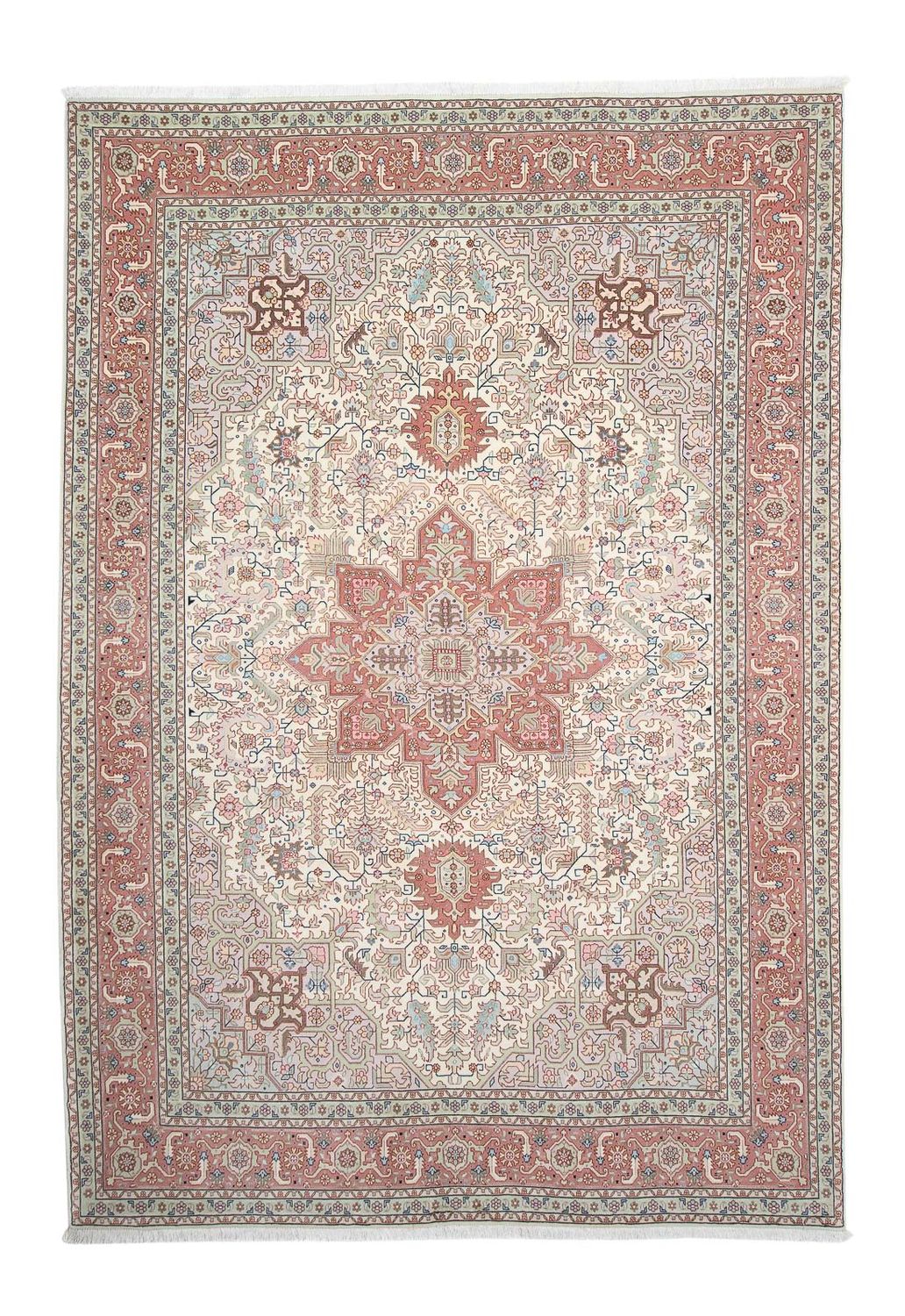 Perzisch tapijt - Tabriz - Royal - 303 x 207 cm - beige
