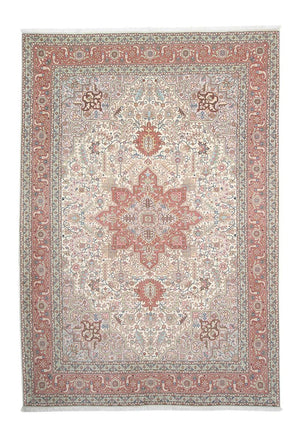 Perzisch tapijt - Tabriz - Royal - 303 x 207 cm - beige