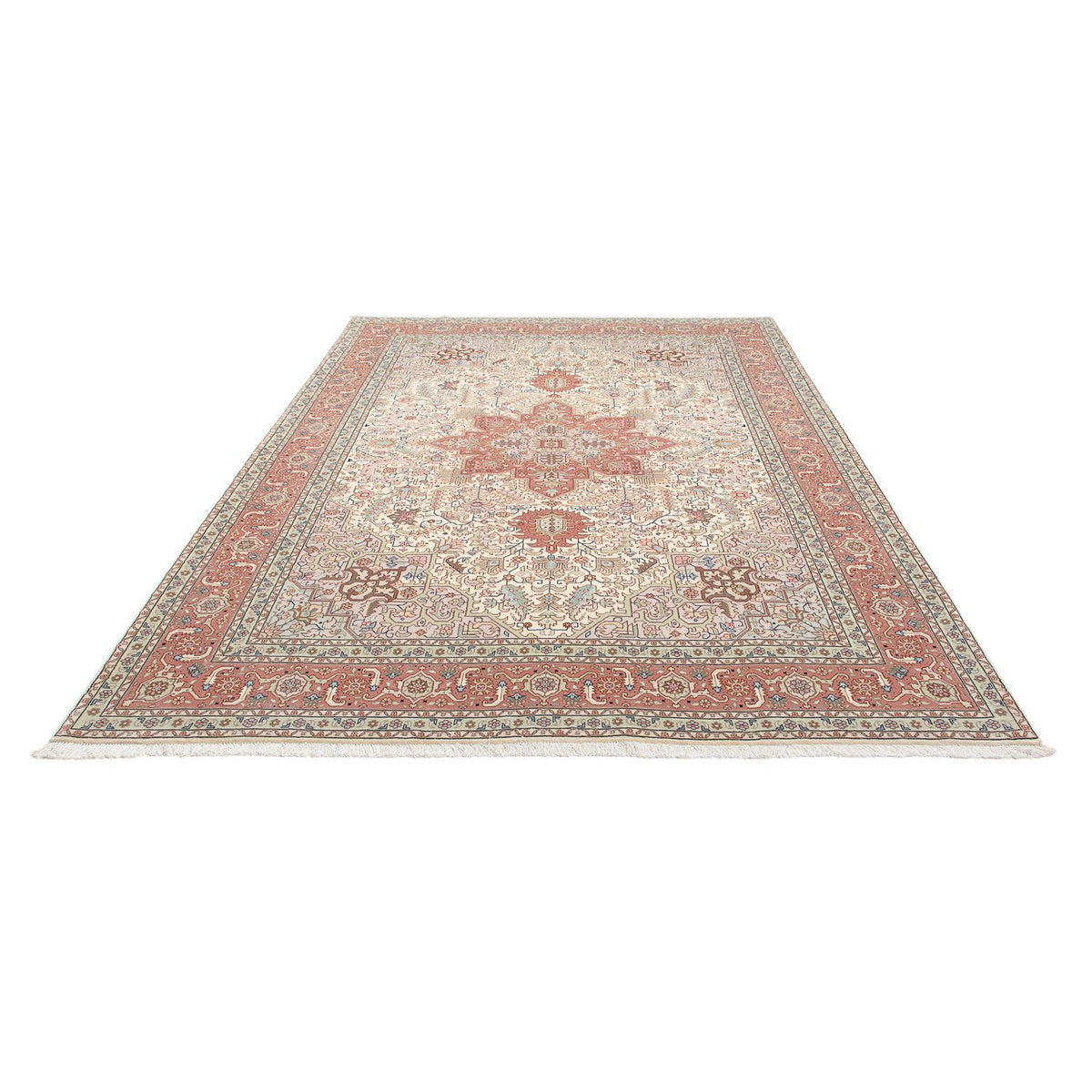 Perzisch tapijt - Tabriz - Royal - 303 x 207 cm - beige