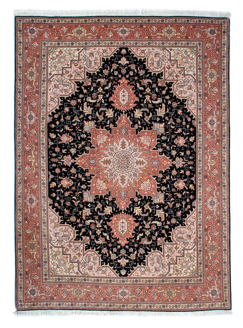 Perzisch tapijt - Tabriz - Royal - 214 x 151 cm - donkerblauw