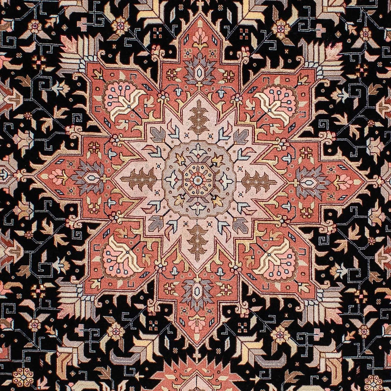 Perzisch tapijt - Tabriz - Royal - 214 x 151 cm - donkerblauw
