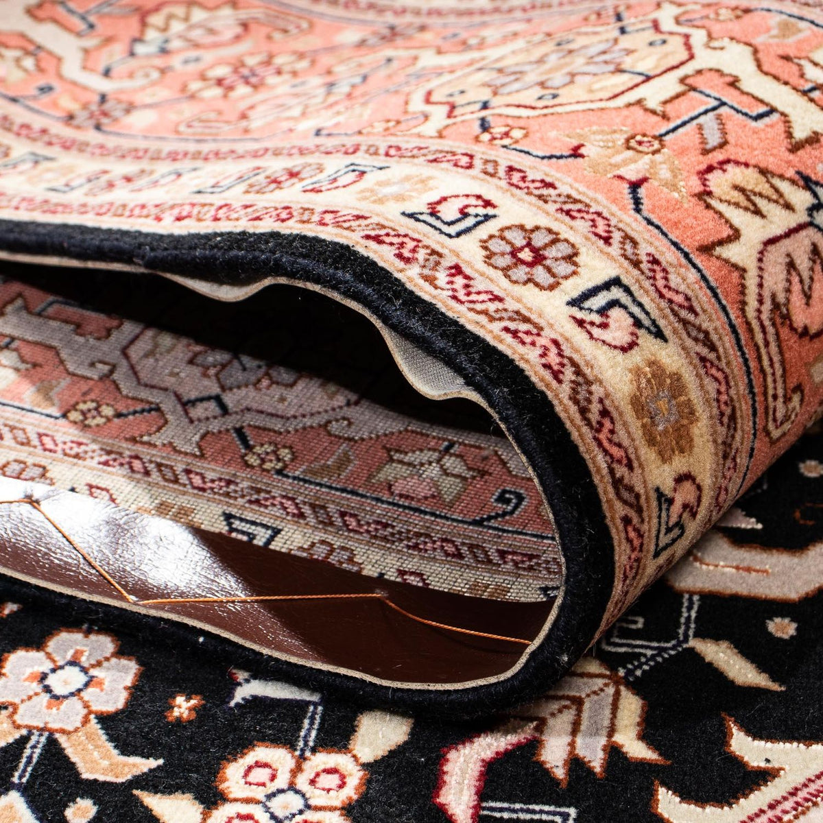 Perzisch tapijt - Tabriz - Royal - 214 x 151 cm - donkerblauw