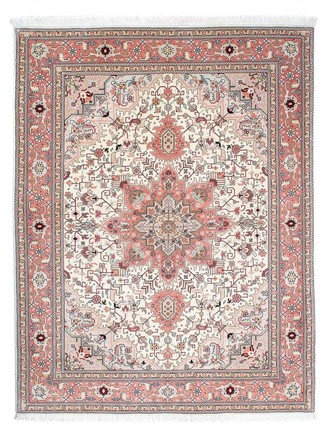 Perzisch tapijt - Tabriz - Royal - 200 x 150 cm - beige