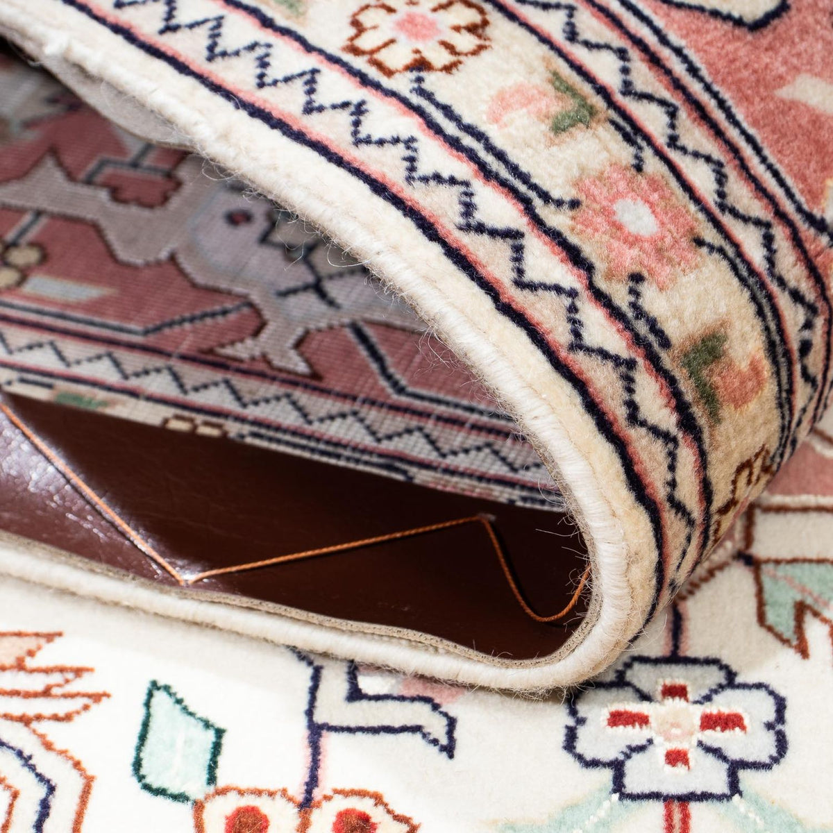 Perzisch tapijt - Tabriz - Royal - 200 x 150 cm - beige