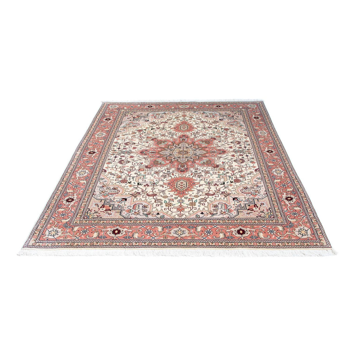 Perzisch tapijt - Tabriz - Royal - 200 x 150 cm - beige