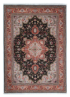 Perzisch tapijt - Tabriz - Royal - 212 x 152 cm - donkerblauw