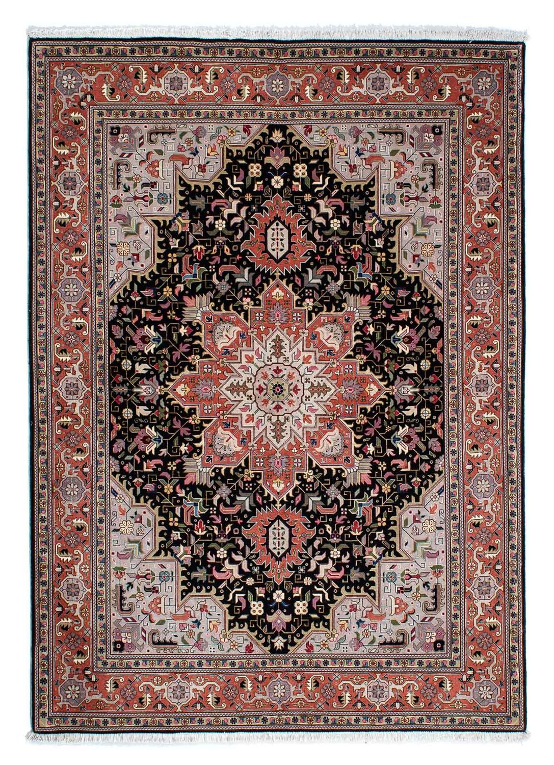 Perzisch tapijt - Tabriz - Royal - 212 x 152 cm - donkerblauw
