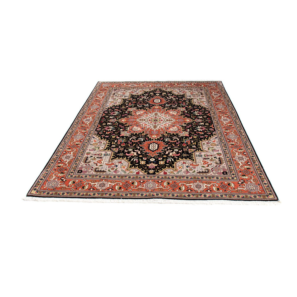Perzisch tapijt - Tabriz - Royal - 212 x 152 cm - donkerblauw