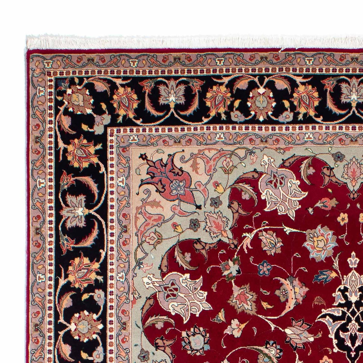 Perzisch tapijt - Tabriz - Royal - 246 x 172 cm - donkerrood
