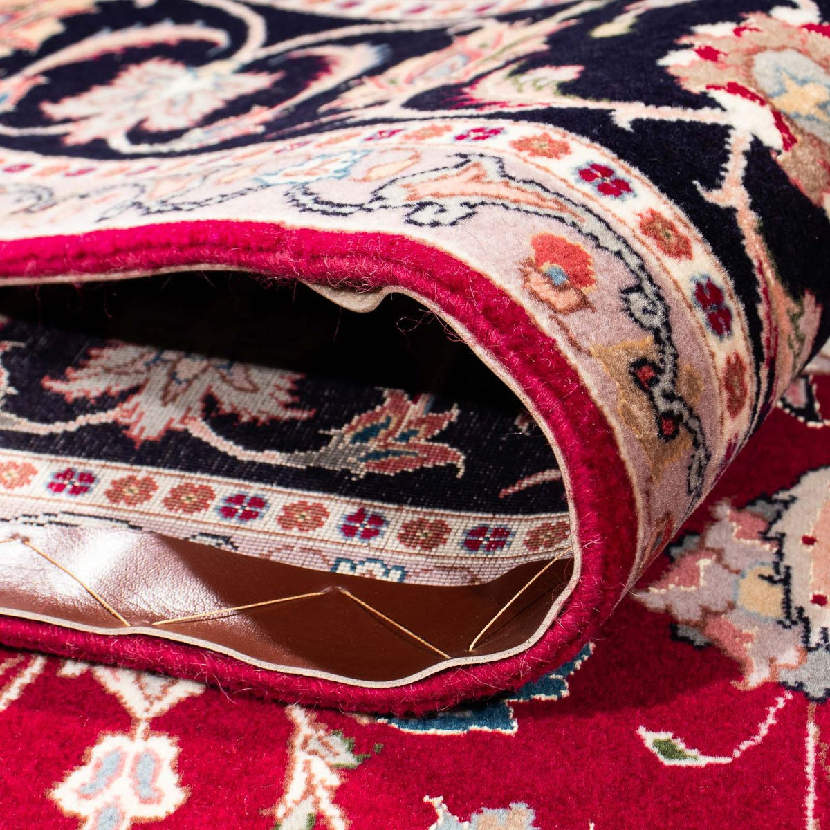 Perzisch tapijt - Tabriz - Royal - 246 x 172 cm - donkerrood