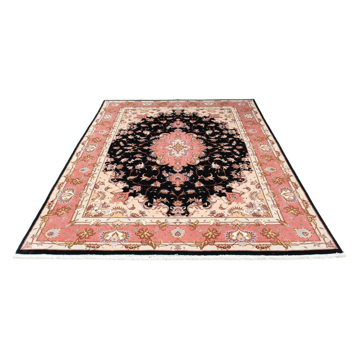 Perzisch tapijt - Tabriz - Royal - 244 x 166 cm - donkerblauw