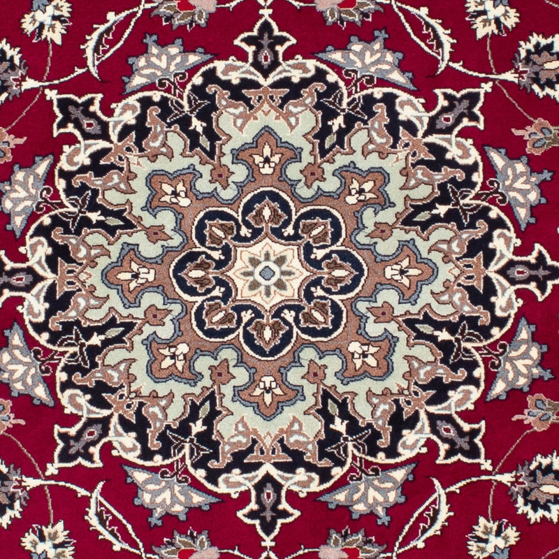 Perzisch tapijt - Tabriz - Royal - 184 x 154 cm - donkerrood