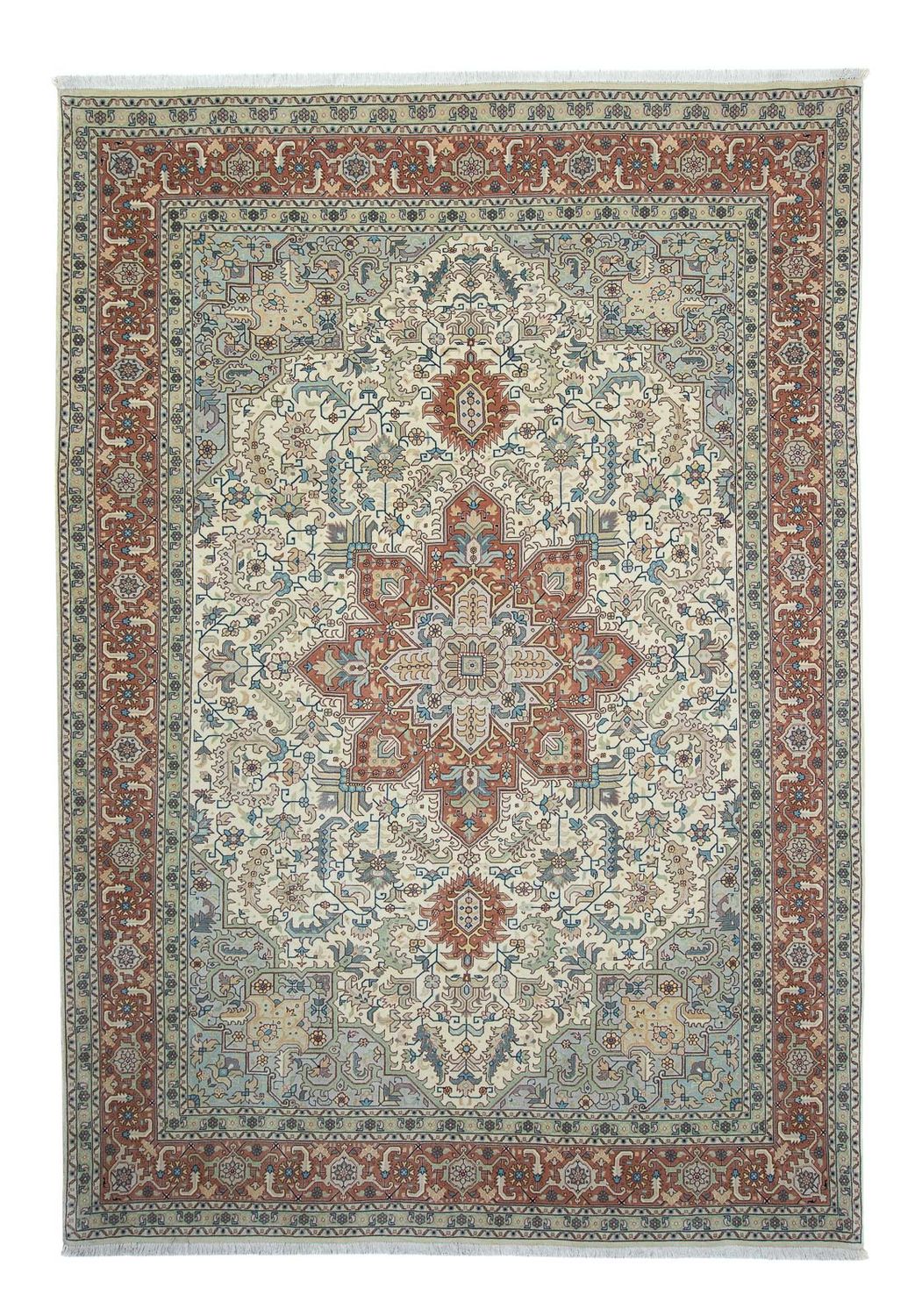 Perzisch tapijt - Tabriz - Royal - 303 x 207 cm - beige