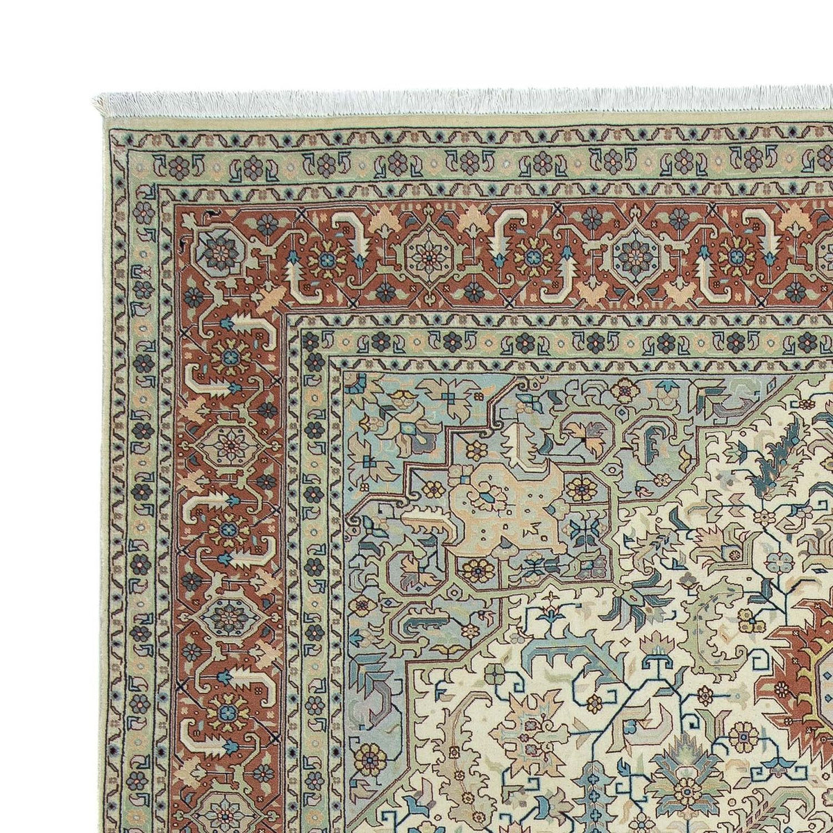 Perzisch tapijt - Tabriz - Royal - 303 x 207 cm - beige