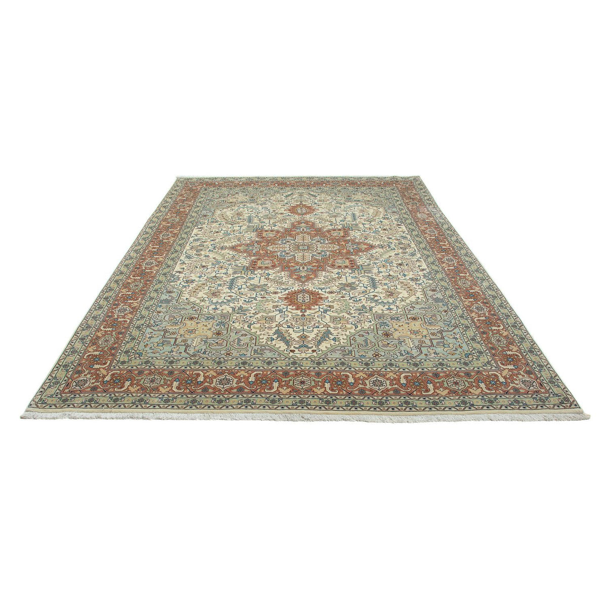Perzisch tapijt - Tabriz - Royal - 303 x 207 cm - beige