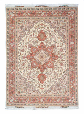 Perzisch tapijt - Tabriz - Royal - 207 x 152 cm - beige