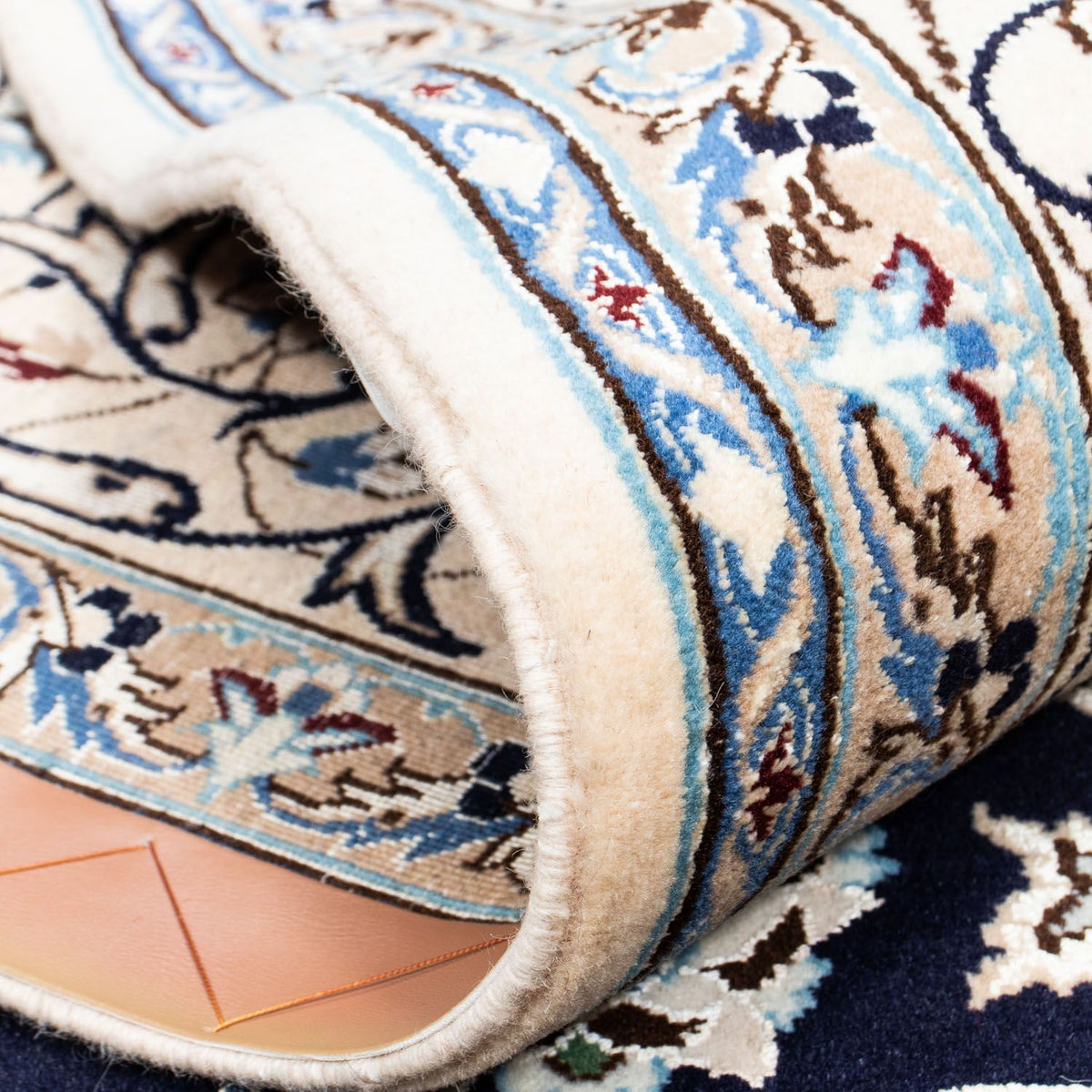 Perzisch tapijt - Nain - Koninklijk - 290 x 204 cm - zwart