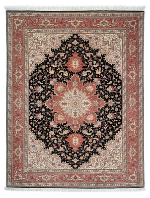 Perzisch tapijt - Tabriz - Royal - 200 x 152 cm - donkerblauw