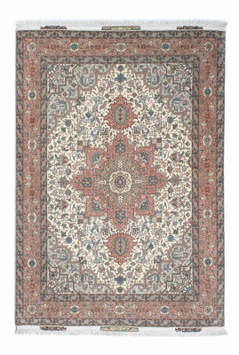 Perzisch tapijt - Tabriz - Royal - 200 x 151 cm - beige