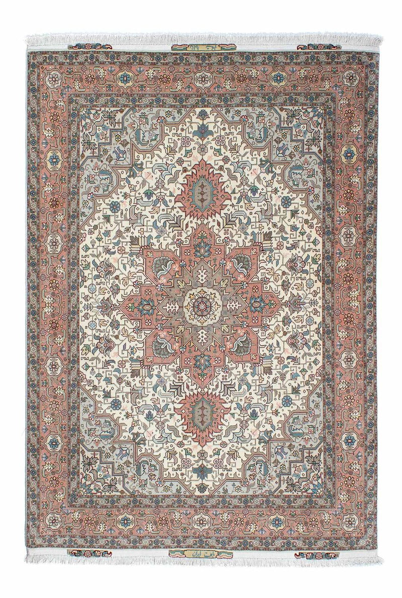 Perzisch tapijt - Tabriz - Royal - 200 x 151 cm - beige