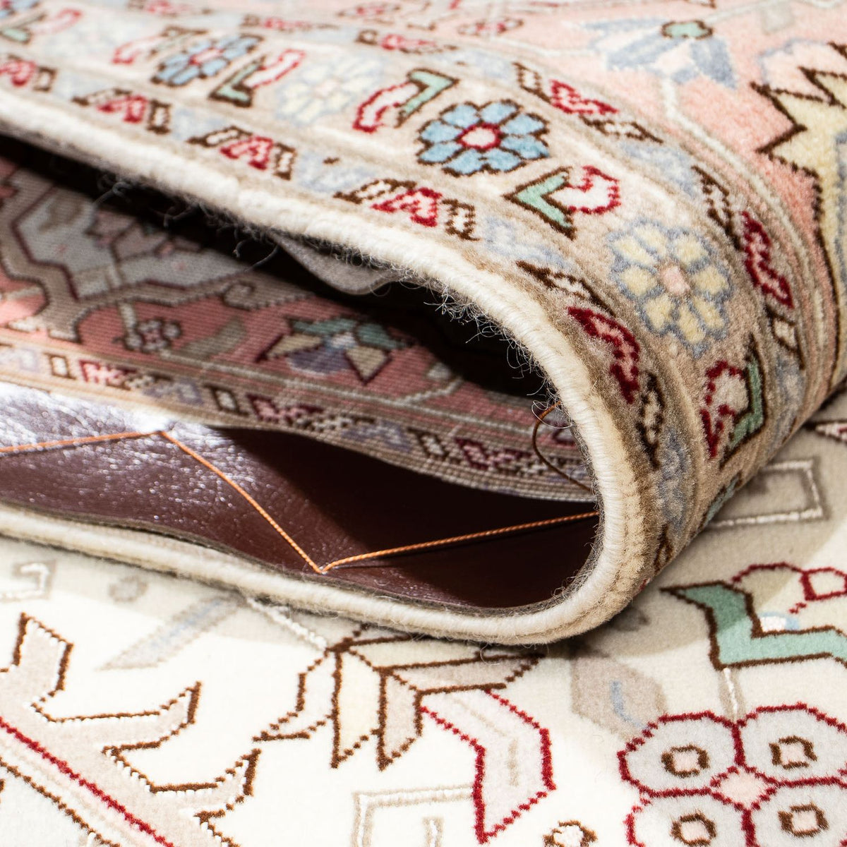 Perzisch tapijt - Tabriz - Royal - 200 x 151 cm - beige