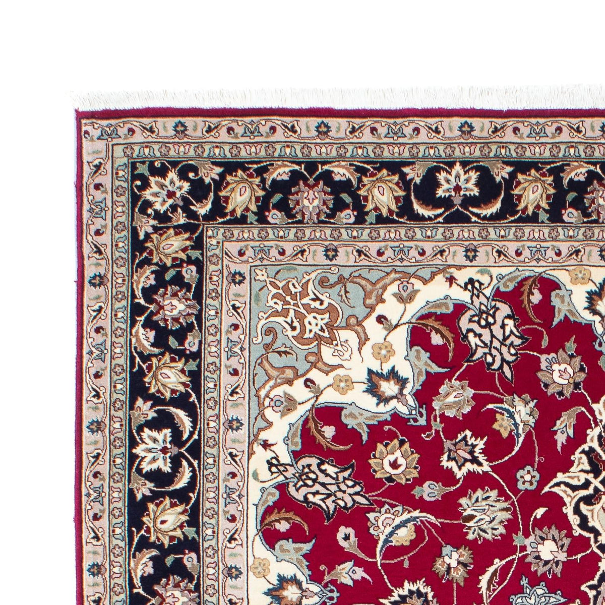 Perzisch tapijt - Tabriz - Royal - 200 x 150 cm - donkerrood