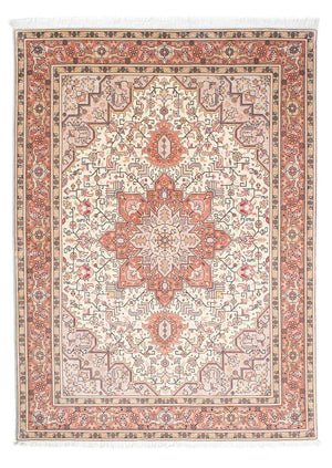Perzisch tapijt - Tabriz - Royal - 208 x 153 cm - beige