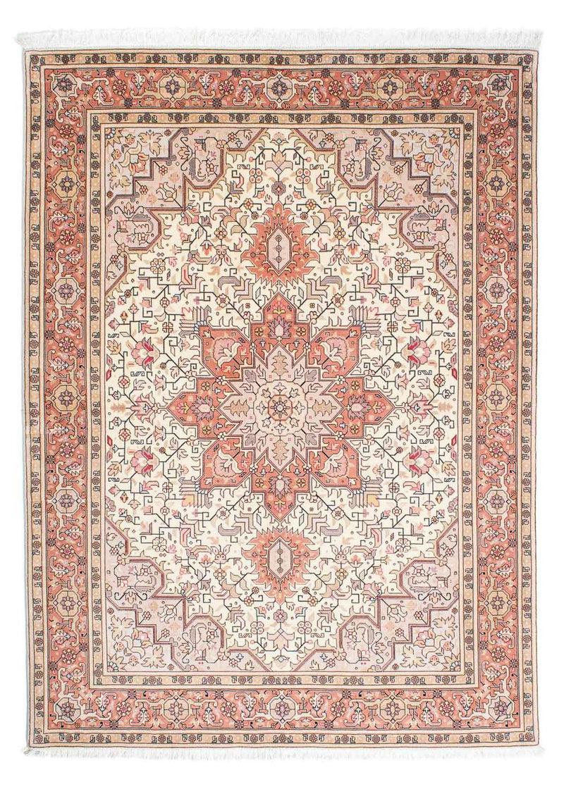 Perzisch tapijt - Tabriz - Royal - 208 x 153 cm - beige
