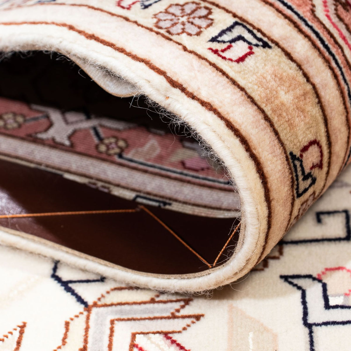 Perzisch tapijt - Tabriz - Royal - 208 x 153 cm - beige