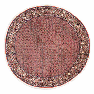 Perzisch tapijt - Bijar rond  - 300 x 300 cm - licht rood