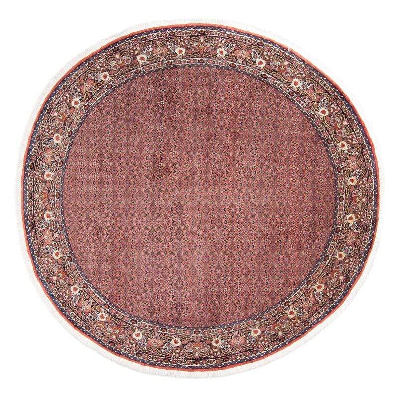 Perzisch tapijt - Bijar rond  - 300 x 300 cm - licht rood
