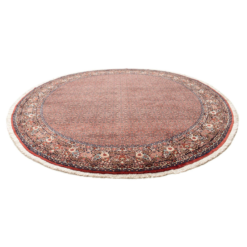 Perzisch tapijt - Bijar rond  - 300 x 300 cm - licht rood