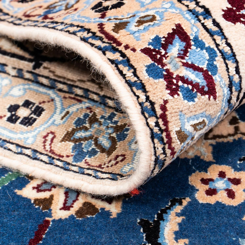 Perzisch tapijt - Nain - Koninklijk - 302 x 198 cm - blauw