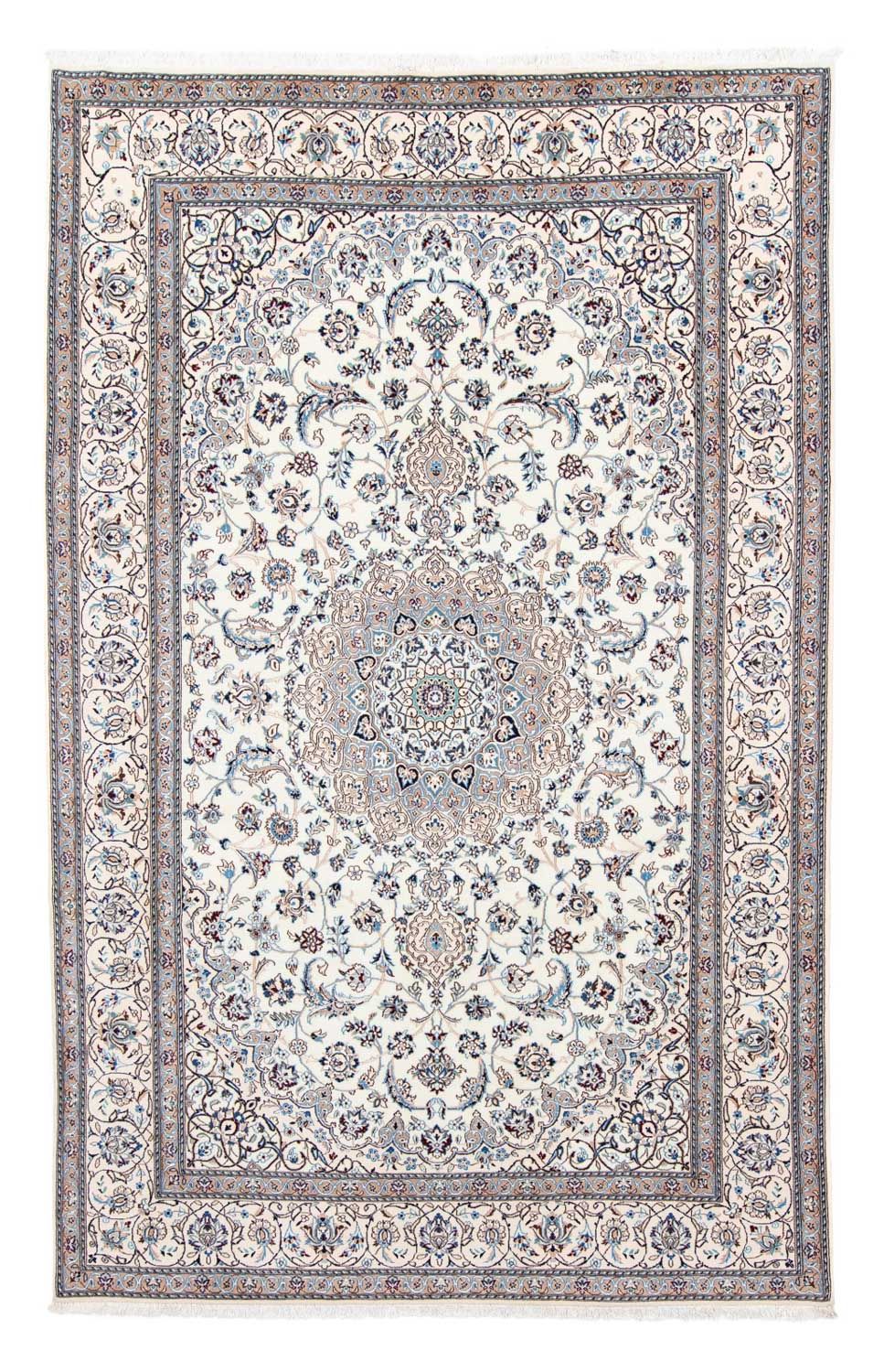 Perzisch tapijt - Nain - Koninklijk - 307 x 204 cm - beige