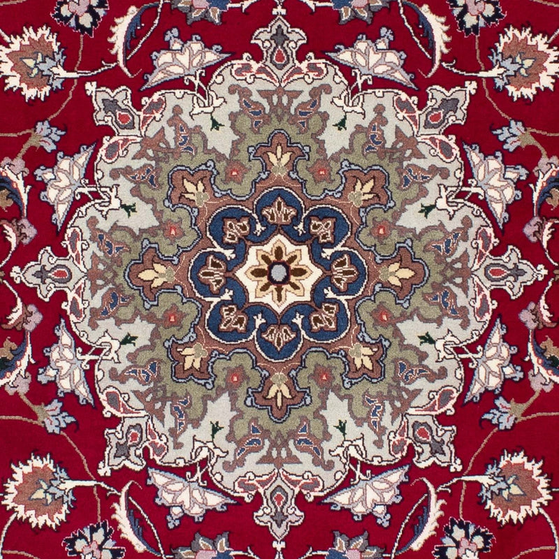 Perzisch tapijt - Tabriz - Royal - 202 x 150 cm - donkerrood