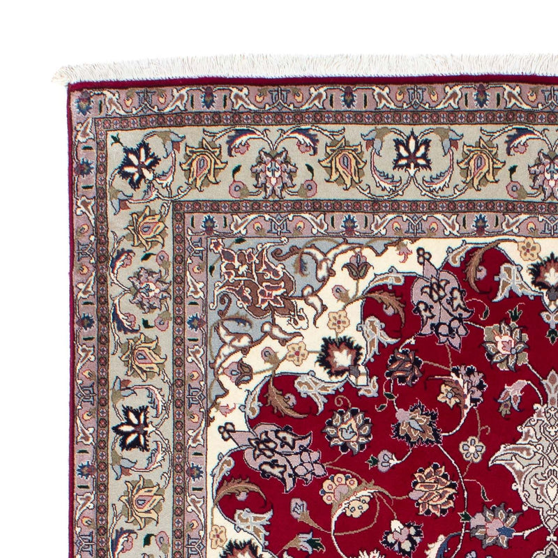 Perzisch tapijt - Tabriz - Royal - 202 x 150 cm - donkerrood