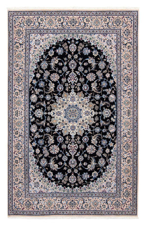 Perzisch tapijt - Nain - Koninklijk - 295 x 204 cm - zwart