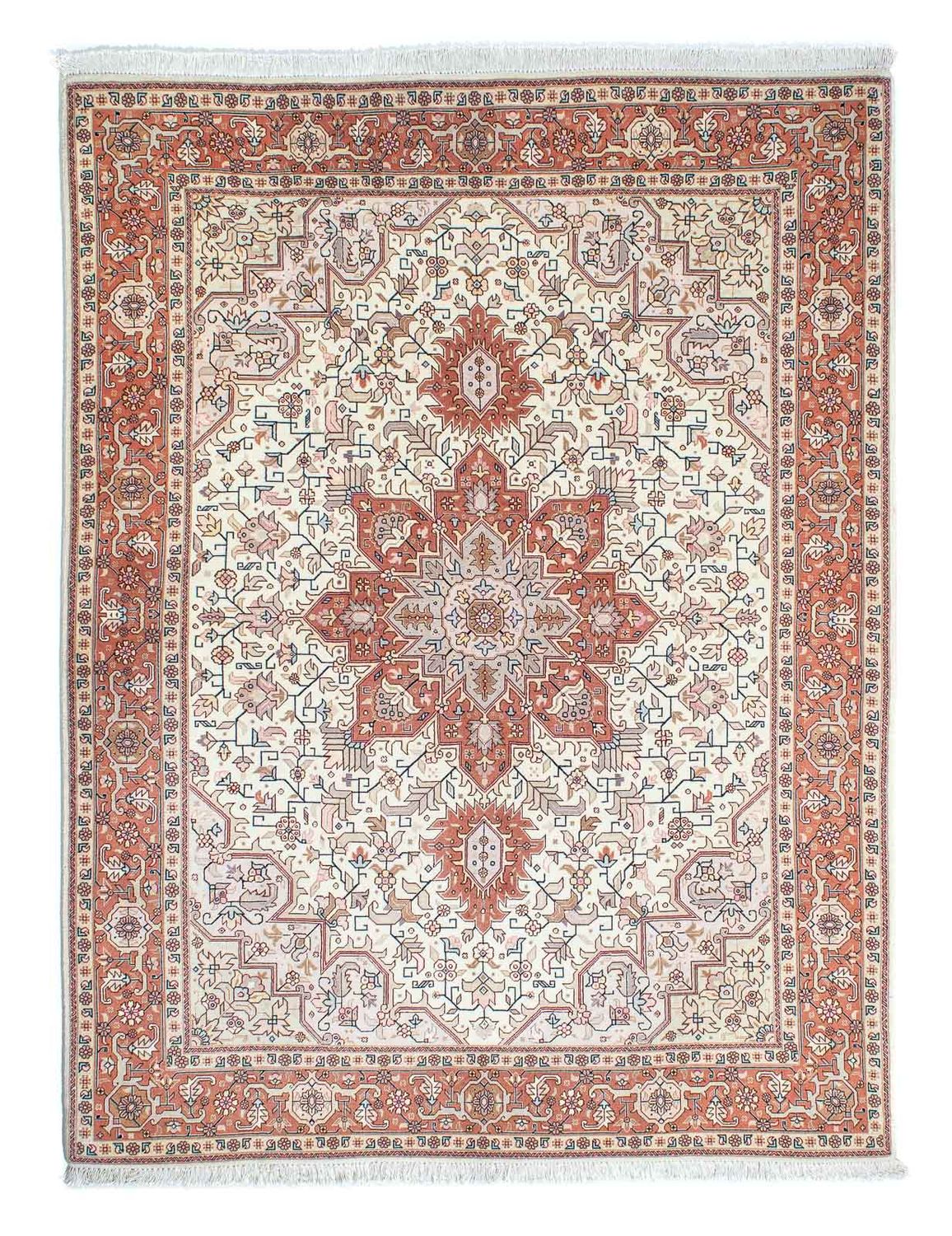 Perzisch tapijt - Tabriz - Royal - 201 x 149 cm - beige