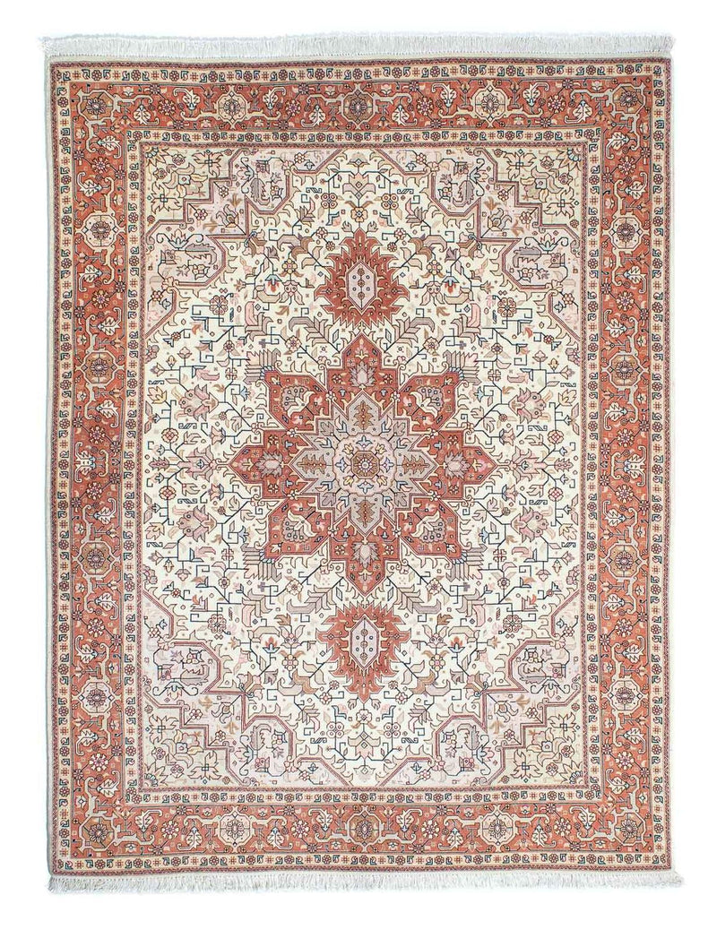Perzisch tapijt - Tabriz - Royal - 201 x 149 cm - beige