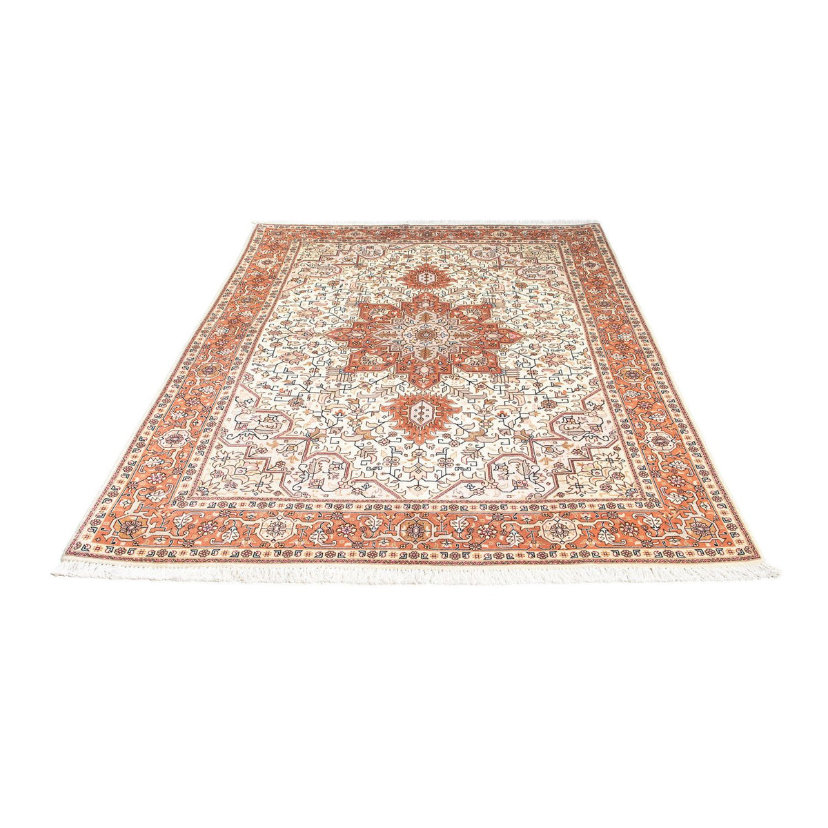 Perzisch tapijt - Tabriz - Royal - 201 x 149 cm - beige