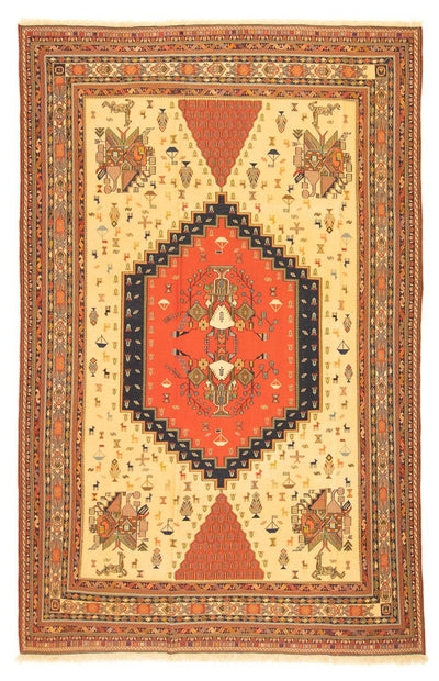 Afshar Sirjan Tapijt 194x302cm - Perzisch tapijt