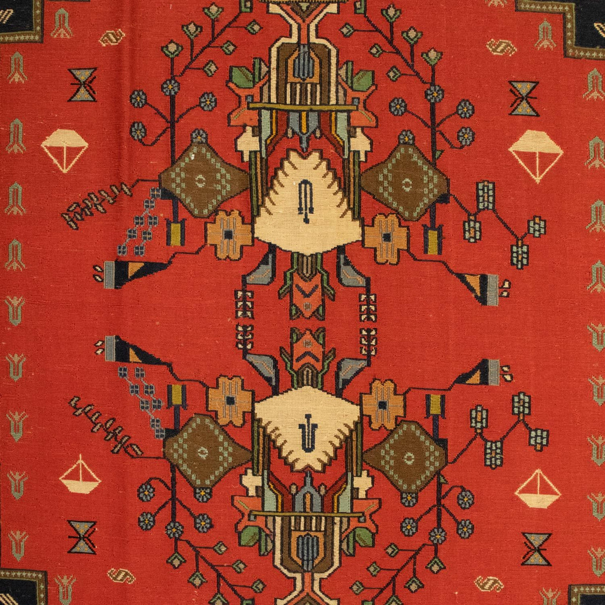 Perzisch Tapijt - Nomadisch - 302 x 194 cm - goud