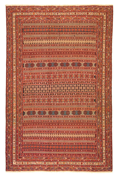 Afshar Sirjan Tapijt 196x291cm - Perzisch tapijt